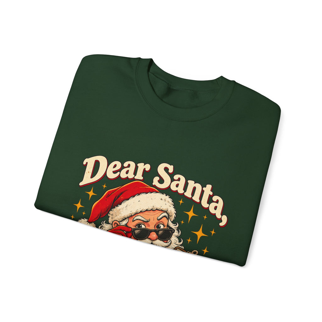 Dear Santa, I Can Explain… Funny Christmas Sweatshirt for Men
