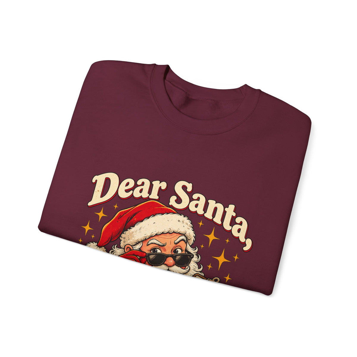 Dear Santa, I Can Explain… Funny Christmas Sweatshirt for Men