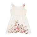 Ivory Peony Skater Dress – Blush Floral Print