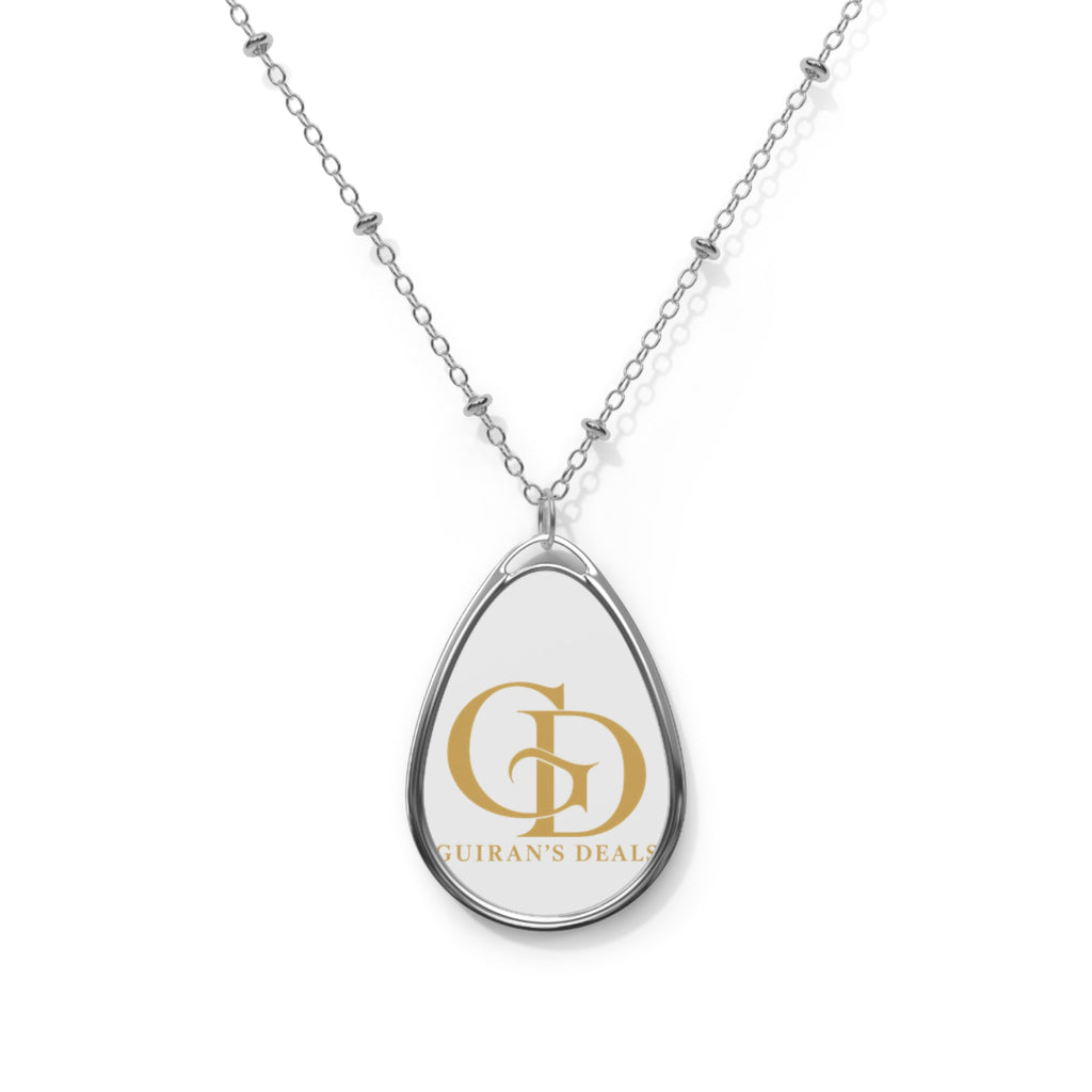 Guiran’s Deal Logo Teardrop Necklace