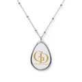Guiran’s Deal Logo Teardrop Necklace