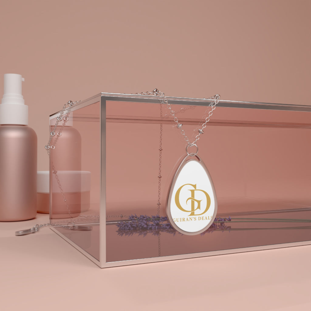 Guiran’s Deal Logo Teardrop Necklace
