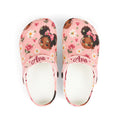Personalized Girls EVA Clogs – Afro Girly – Custom Name