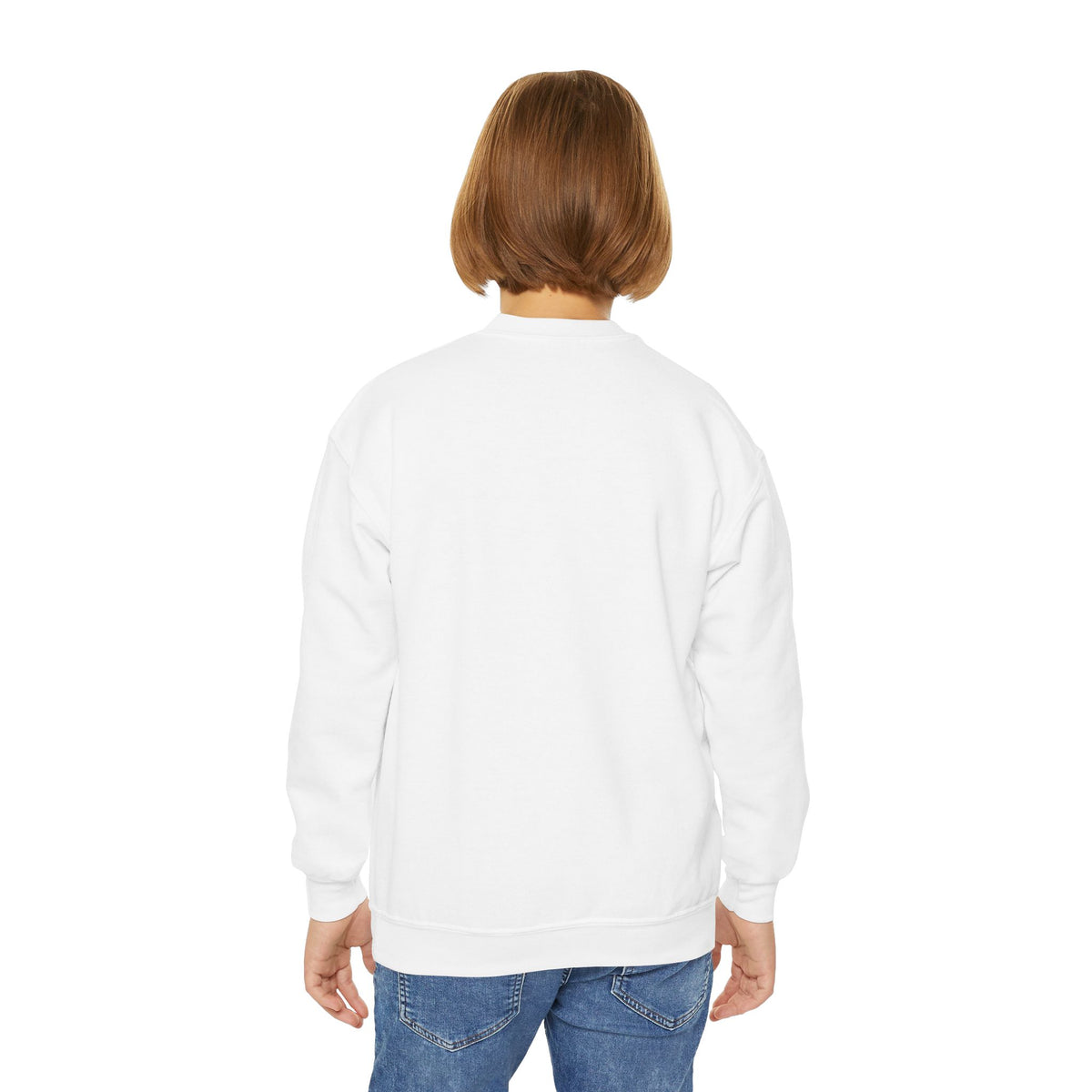 Cute Pop Art Kitten Kids Sweatshirt – Colorful Cat & Hearts