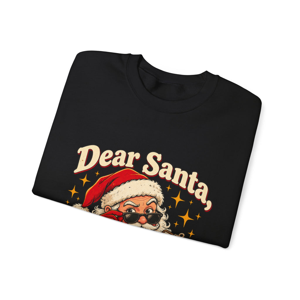 Dear Santa, I Can Explain… Funny Christmas Sweatshirt for Men