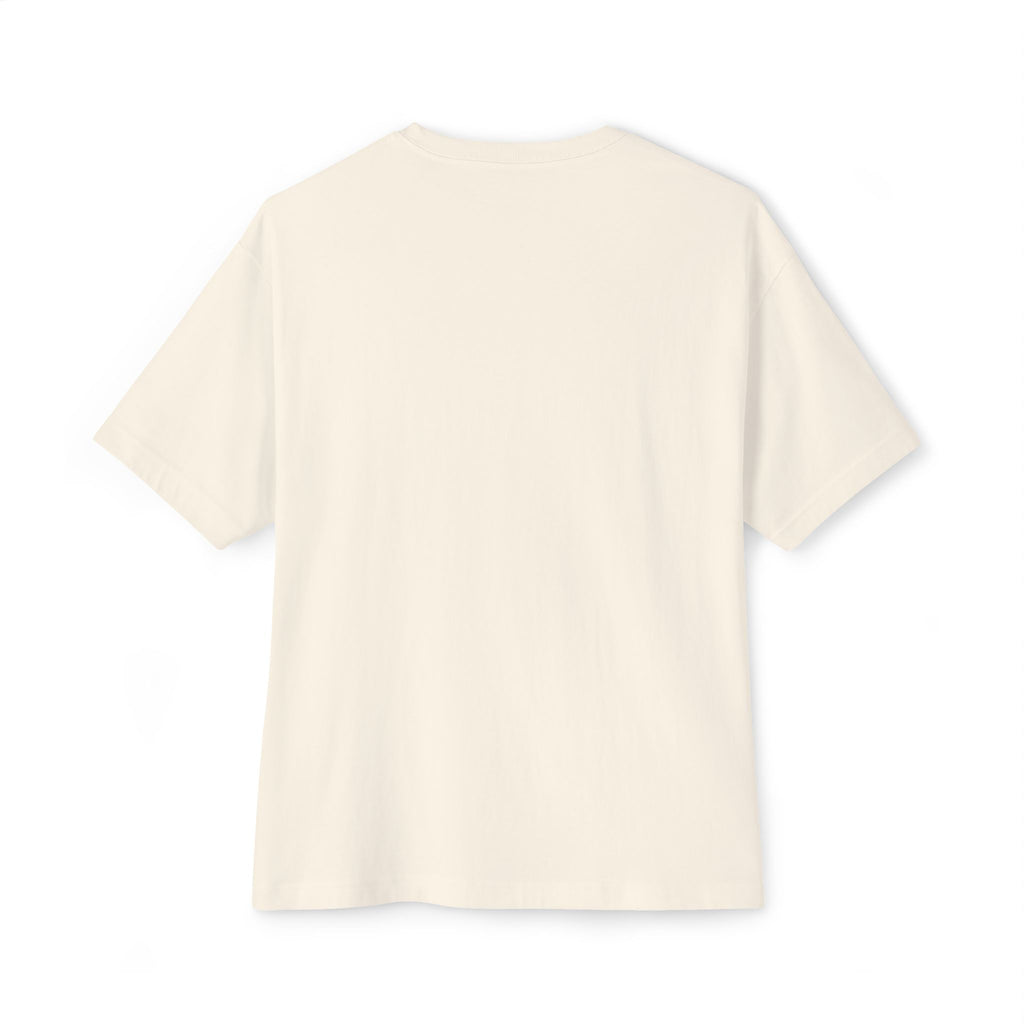 Golden Confidence Oversized Graphic Tee – Braided Woman & Gold Jewelry Print