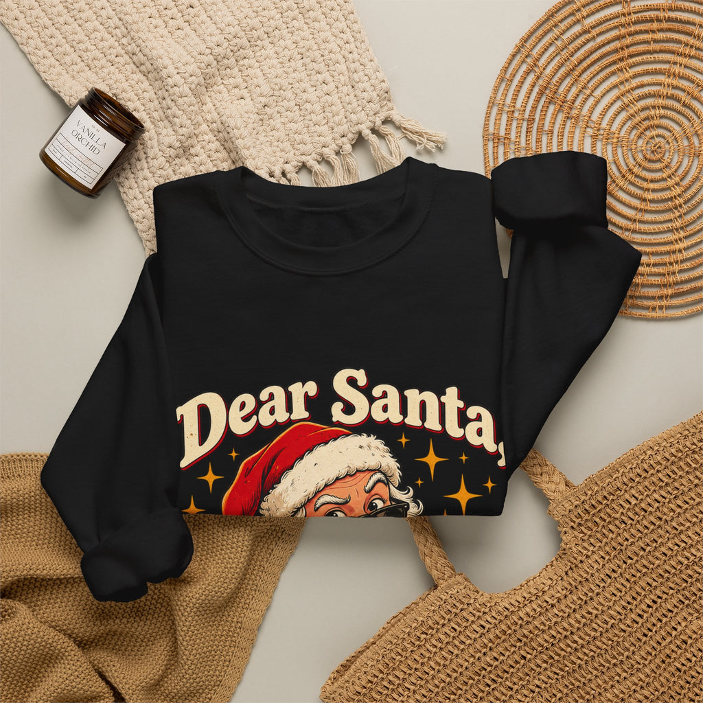 Dear Santa, I Can Explain… Funny Christmas Sweatshirt for Men